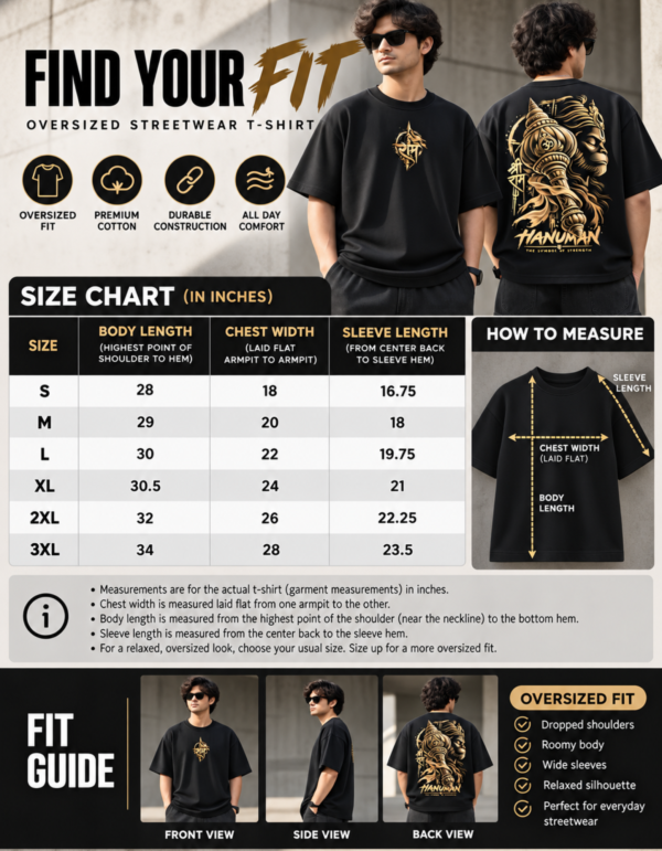 20261010130919-1f1c4abc-dddf-6dc0-8817-4e27b68f3f3f.png Hanuman Graphic T-Shirt – Black & Gold Streetwear